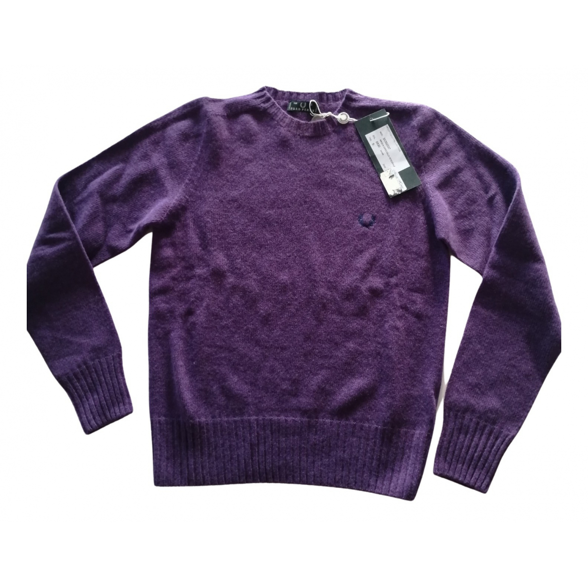 Wool jumper Fred Perry Purple size S 